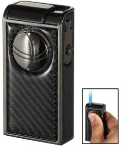 Visol Infinity Double Torch Carbon Fiber Gunmetal Cigar Lighter 5 Visol Infinity Double Torch Carbon Fiber Gunmetal Cigar Lighter -Cigar Store visol infinity double torch carbon fiber gunmetal cigar lighter 49