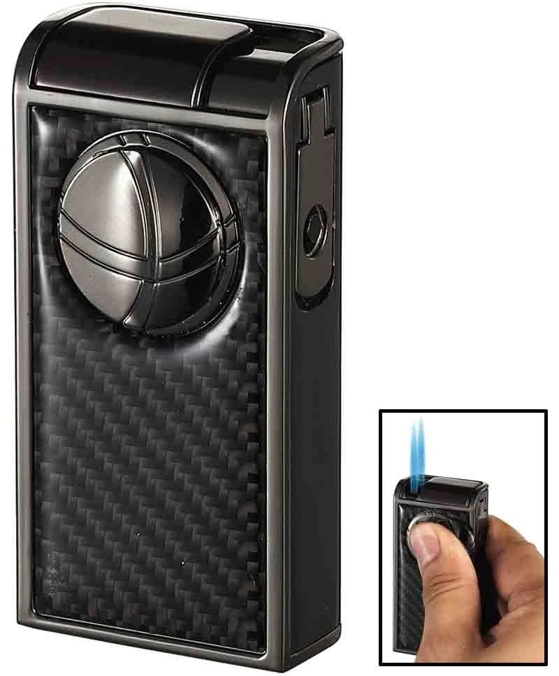 Visol Infinity Double Torch Carbon Fiber Gunmetal Cigar Lighter Visol Infinity Double Torch Carbon Fiber Gunmetal Cigar Lighter -Cigar Store visol infinity double torch carbon fiber gunmetal cigar lighter 49