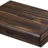 Visol Jerrod Exotic Ebony Cigar Humidor Gift Set With Case And Cutter -Cigar Store visol jerrod exotic ebony cigar humidor gift set with case and cutter 72