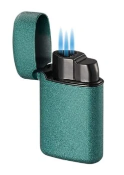 Visol Koala Triple Flame Torch Lighter - Matte Green 4 Visol Koala Triple Flame Torch Lighter - Matte Green -Cigar Store visol koala triple flame torch lighter forest green 70