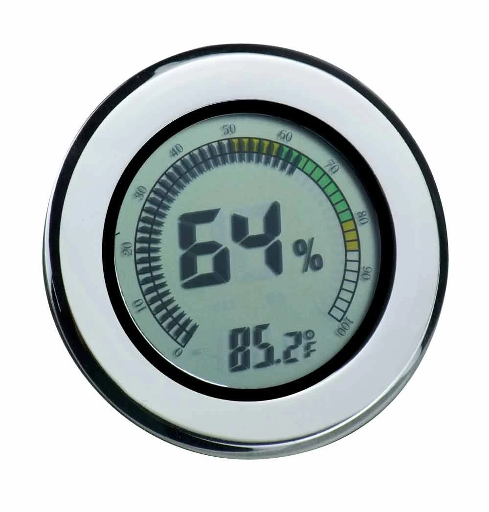 Visol Modern Circular Digital Hygrometer