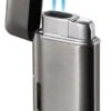 Visol Nevis Dual Torch Cigar Lighter - Gun Metal 1 Visol Nevis Dual Torch Cigar Lighter - Gun Metal -Cigar Store visol nevis dual torch cigar lighter gun metal 51