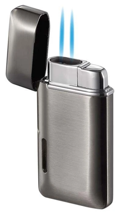 Visol Nevis Dual Torch Cigar Lighter - Gun Metal Visol Nevis Dual Torch Cigar Lighter - Gun Metal -Cigar Store visol nevis dual torch cigar lighter gun metal 51
