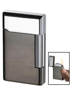 Visol Pyxis Dark Gun Flint Cigar Lighter 3 Visol Pyxis Dark Gun Flint Cigar Lighter -Cigar Store visol pyxis dark gun flint lighter 52