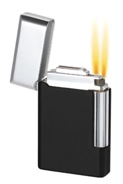 Visol Pyxis Matte Black Flint Lighter 3 Visol Pyxis Matte Black Flint Lighter -Cigar Store visol pyxis matte black flint lighter 57