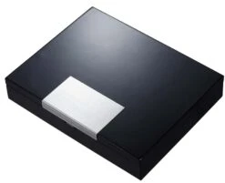 Visol Barclay Black Matte Travel Cigar Humidor - Holds 10 Cigars -Cigar Store visol quot barclay quot black matte travel cigar humidor holds 10 cigars 80