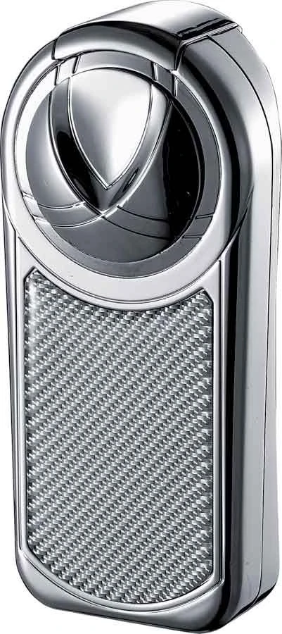Visol Dobrev III Triple Jet Flame White Carbon Fiber Cigar Lighter Visol Dobrev III Triple Jet Flame White Carbon Fiber Cigar Lighter -Cigar Store visol quot dobrev iii quot triple jet flame chrome white carbon fiber cigar lighter 54