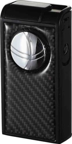 Visol Infinity Double Torch Carbon Fiber Black Cigar Lighter 4 Visol Infinity Double Torch Carbon Fiber Black Cigar Lighter -Cigar Store visol quot infinity quot double torch carbon fiber black cigar lighter 56