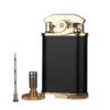 Visol Retro Triple Flame Cigar Lighter - Black & Gold 1 Visol Retro Triple Flame Cigar Lighter - Black & Gold -Cigar Store visol retro triple flame cigar lighter black gold 75