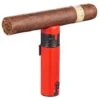 Visol Saddle Triple Torch Lighter -Red -Cigar Store visol saddle triple torch lighter red 75