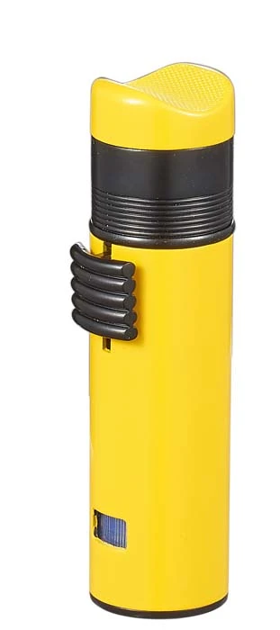 Visol Saddle Triple Torch Lighter -Yellow Visol Saddle Triple Torch Lighter -Yellow -Cigar Store visol saddle triple torch lighter yellow 81