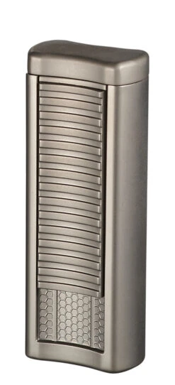 Visol Tiger Double Flame Cigar Lighter - Gunmetal 5 Visol Tiger Double Flame Cigar Lighter - Gunmetal -Cigar Store visol tiger double flame cigar lighter black 156