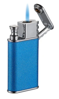 Visol Nutech Single Torch And Traditional Flame Lighter - Matte Blue
