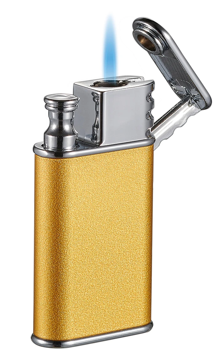 Visol Nutech Single Torch and Traditional Flame Lighter - Yellow Visol Nutech Single Torch And Traditional Flame Lighter - Yellow -Cigar Store vlr407203 1nutec gd 13