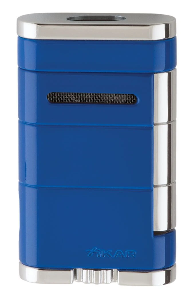 Xikar Allume Double Jet Blue Lighter Xikar Allume Double Jet Blue Lighter -Cigar Store xikar allume double jet blue lighter 52
