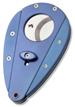 Xikar Blue Metal Cigar Cutter - Free Engraving
