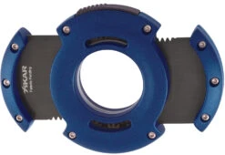 Xikar XO Cigar Cutter - Blue With Black Blades